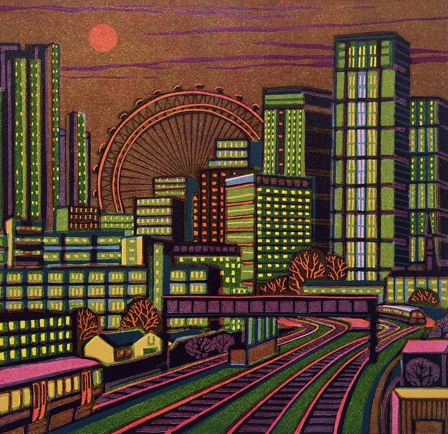 A City Sunset
