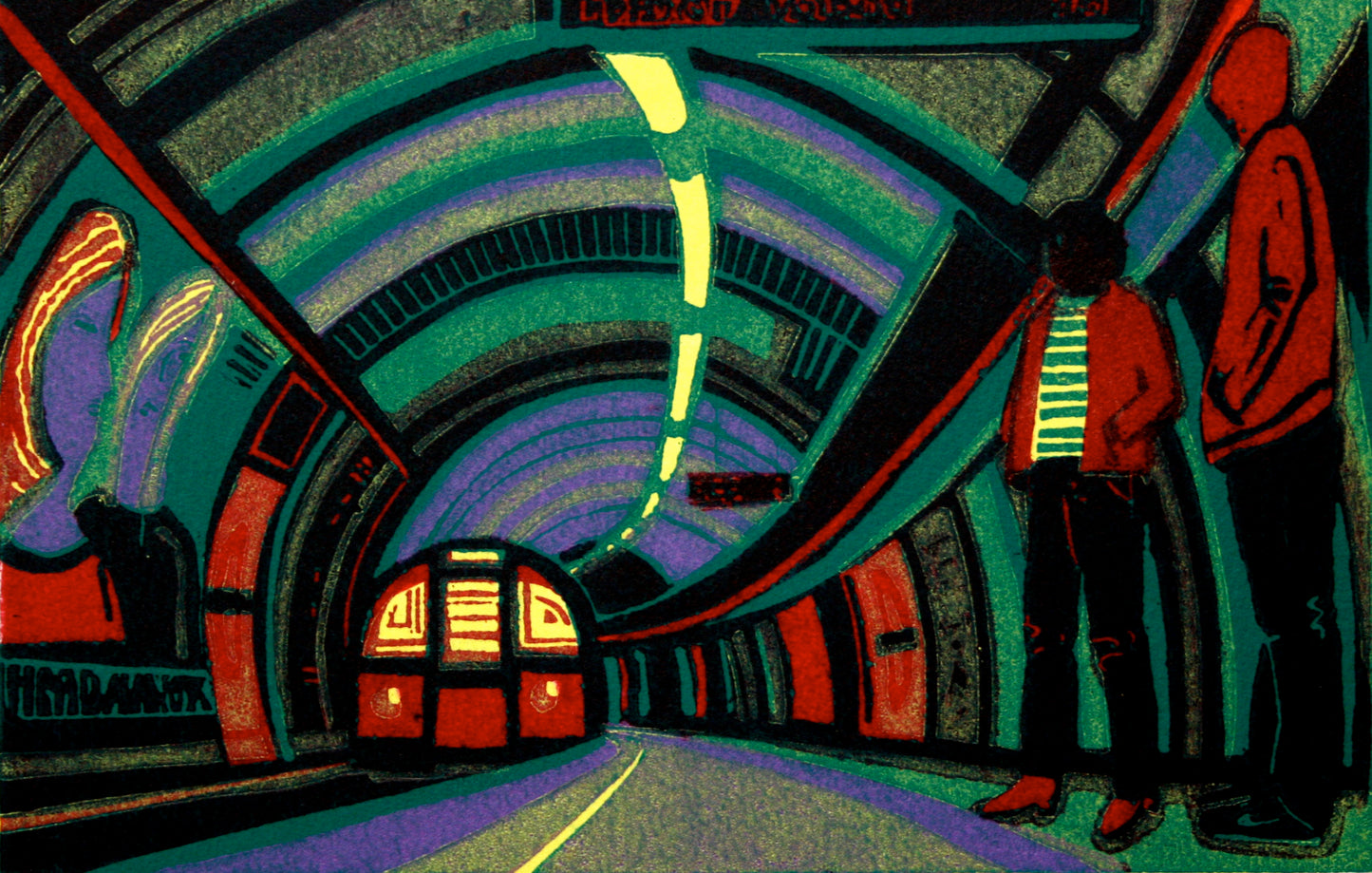 Johnny Panic on the Tube